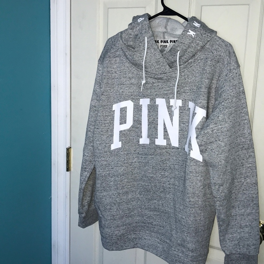 VS Pink light gray hoodie Sweatshirt sweater